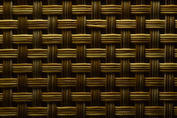 Decorazione di sfondo, primo piano di una struttura di bambù marrone - Foto, immagini