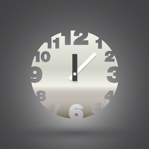 современный дизайн часов
 - Вектор,изображение