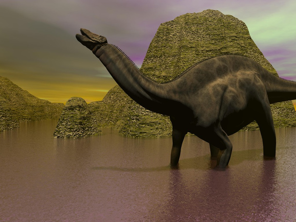 dicraeosaurio dinosaurio
 - Foto, Imagen