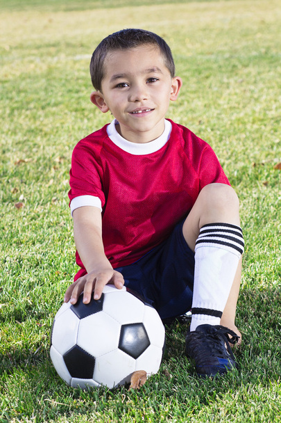 Portrait of a Young Hispanic Soccer Player - Photo, Image