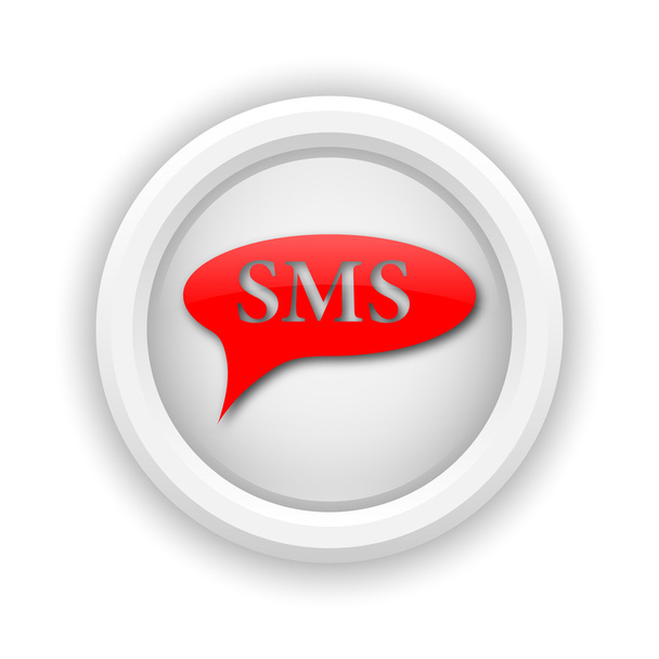 SMS balonu simgesinin - Fotoğraf, Görsel
