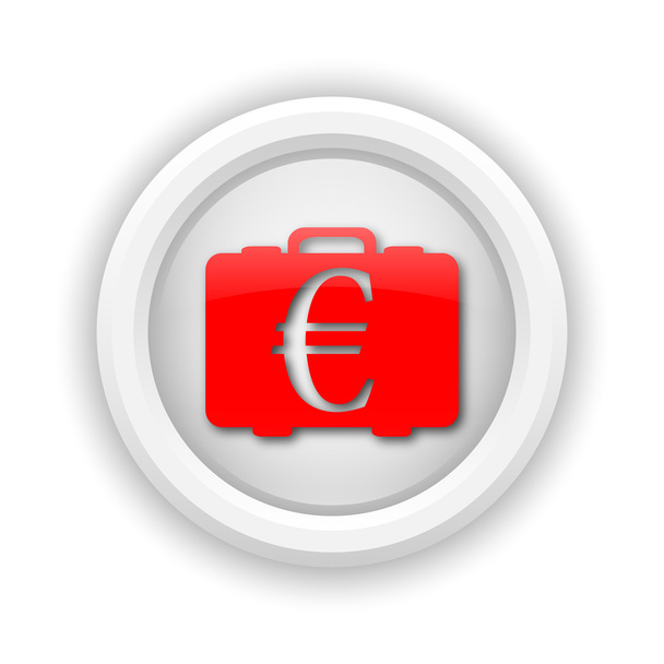 εικονίδιο τσάντα ευρώ - Φωτογραφία, εικόνα