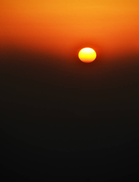 Θέα στο ηλιοβασίλεμα από το αεροσκάφος - Φωτογραφία, εικόνα