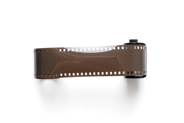 Cinematography. Vintage tape on a white background - Photo, Image