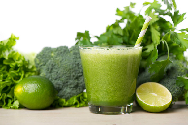 Healthy drink. Delicious smoothie on the table - Photo, image