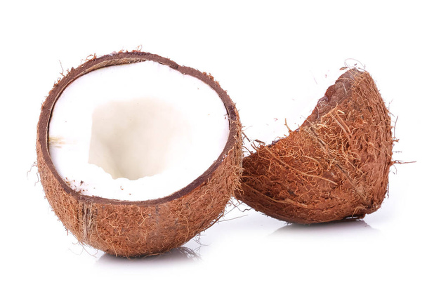 Coconut on a white background - Photo, Image