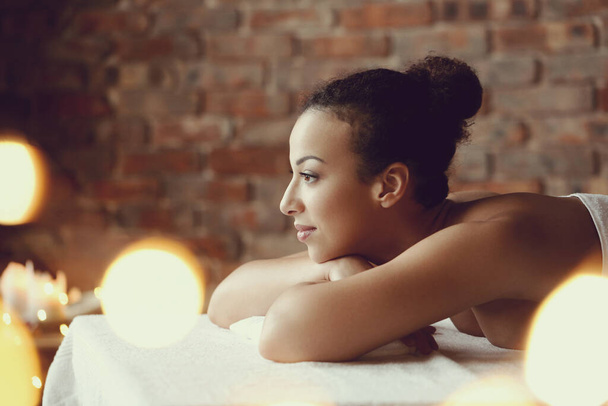 Leisure. Woman in spa salon - Valokuva, kuva