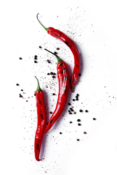 Chili pepper on a white background - Photo, image