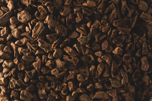 Macro image rapprochée des nibs crus de Cacao - Photo, image