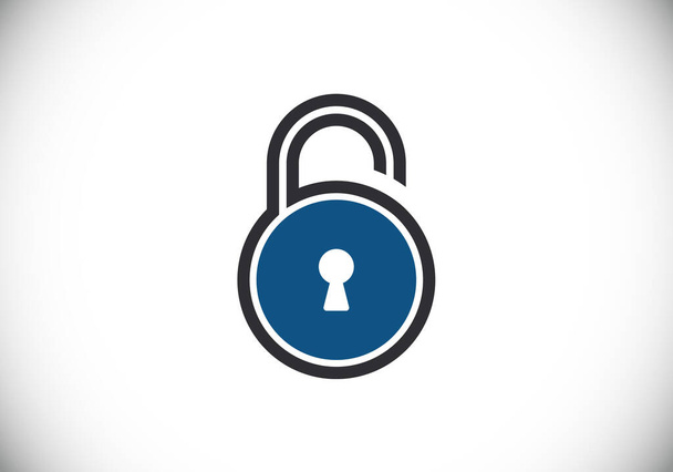 Εικόνα κλειδώματος. Λογότυπο ασφαλείας για κινητά και web. Κλείδωμα εικονογράφησης διανύσματος συμβόλου - Διάνυσμα, εικόνα