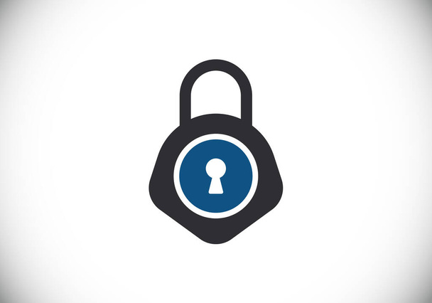 Sperrsymbol. Sicherheitslogo für Mobile und Web. Lock Logo Zeichen Symbol Vektor Illustration - Vektor, Bild