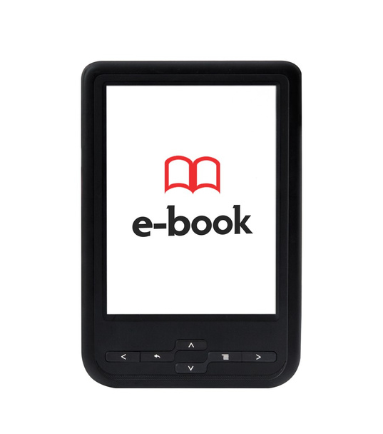 Leitor de e-book isolado em fundo branco
 - Foto, Imagem