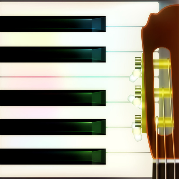 абстрактний музичний гранжевий фон
 - Вектор, зображення