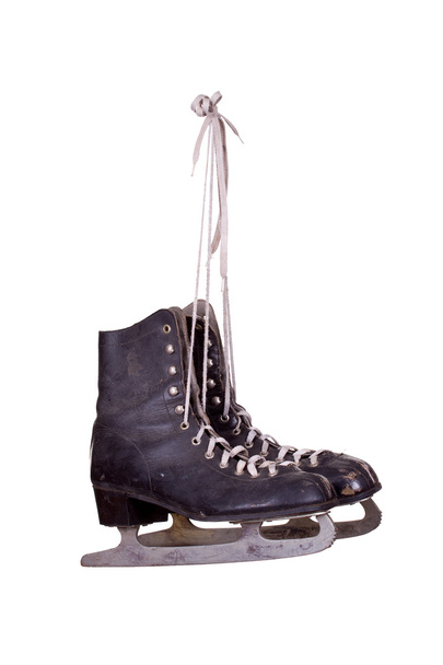 Old black ice skates - Фото, зображення