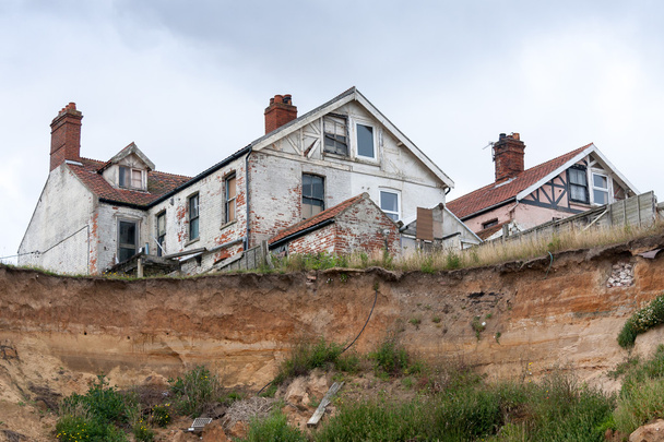 Coastal erosion at Happisburgh Norfolk - Photo, Image