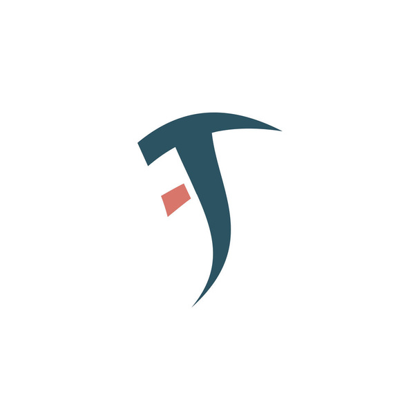 初期文字tfロゴまたはftロゴベクトルデザインテンプレート - ベクター画像