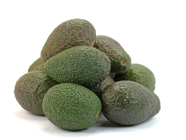 Avocados isolated against a white background - Photo, Image