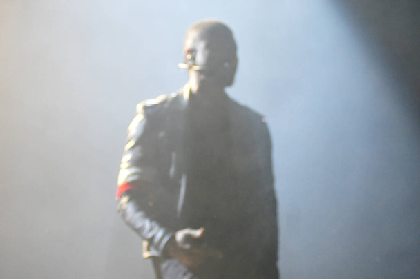 R&B Singer Usher performs at the Amway Center in Orlando Florida on December 12, 2014.   - Fotoğraf, Görsel