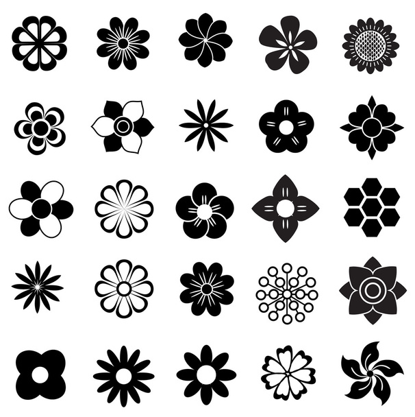 flower vector set - Vector, Image