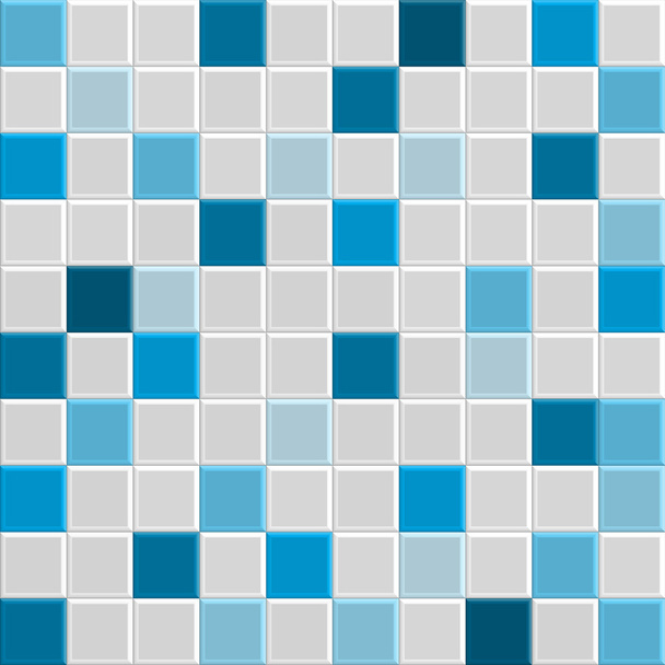 μπλε πλακάκια υφή - Διάνυσμα, εικόνα