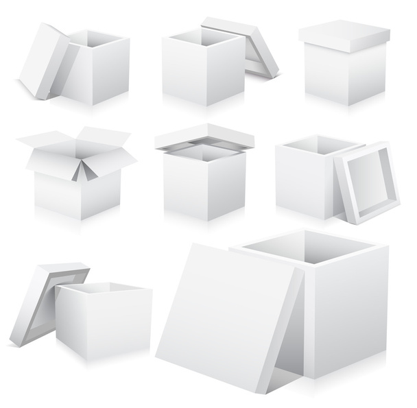 Boxes - Vector, Image