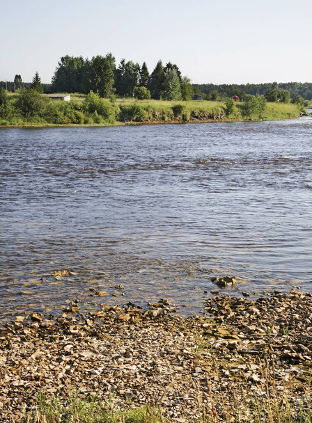 Onega river near Kargopol. Russia - Foto, Imagen