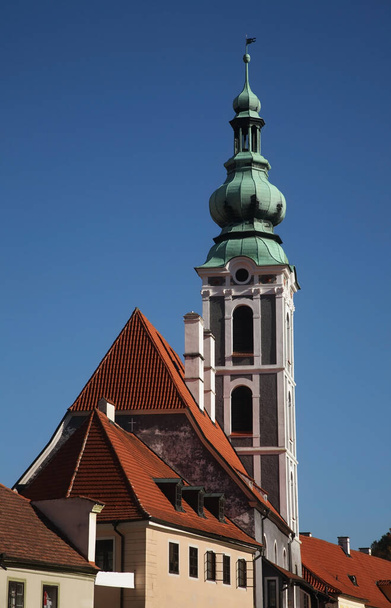 Church of St. Jost in Cesky Krumlov. Czech republic - Фото, изображение
