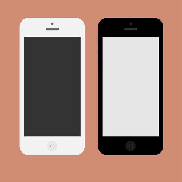 Webdesign für Smartphones - Vektor, Bild
