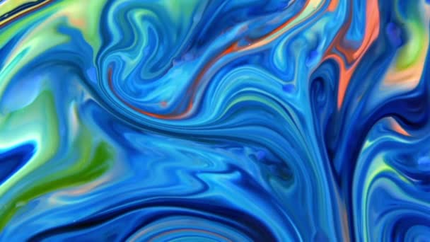 abstrait coloré couleur encre liquide peinture pshychedelic souffle mouvement. - Séquence, vidéo