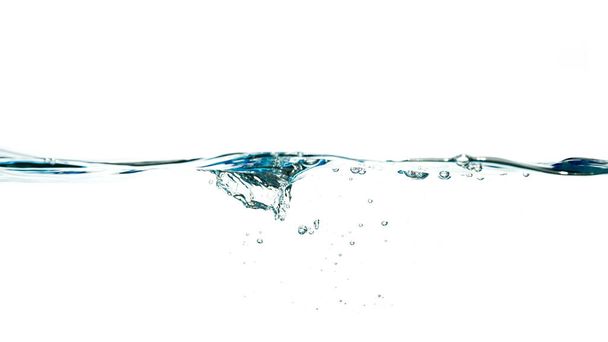 Abstract water wave splash isolated on white background. - 写真・画像