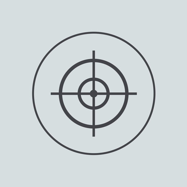 Icono de círculo vectorial sobre fondo gris. Eps 10
 - Vector, Imagen