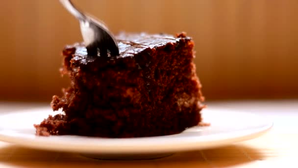 Brown domestic cake - Footage, Video