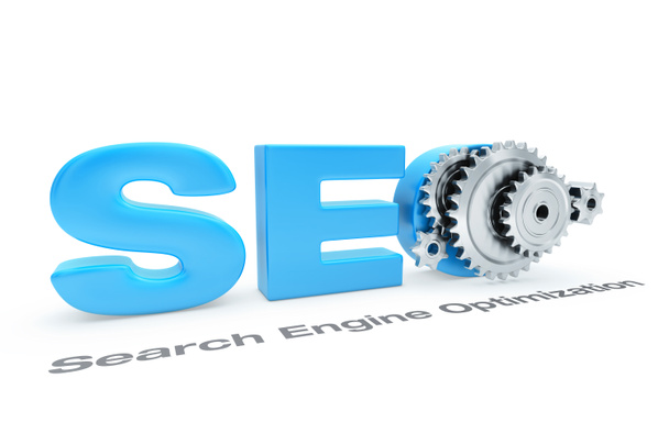 SEO text with gears - Photo, Image