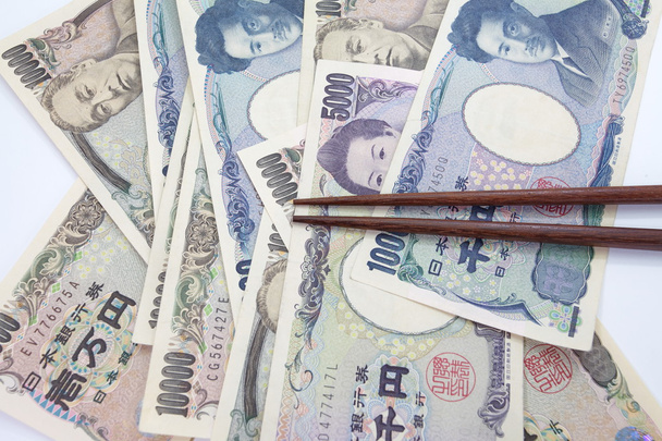 Notas de yen japonés
 - Foto, imagen