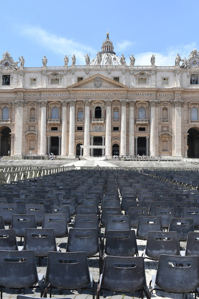 View of the main square in Vatican, Italy - Fotografie, Obrázek