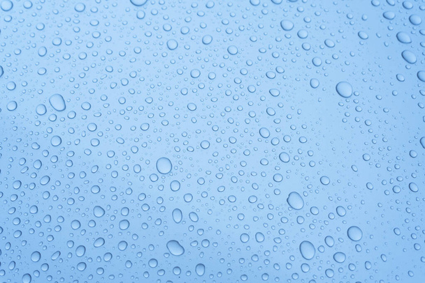 desen su damlası mavi arkaplan - Fotoğraf, Görsel