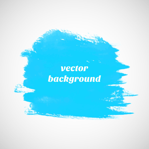 Vector watercolor texture. Blobs, stain, paints blot. Blue vector background. - Vector, Image
