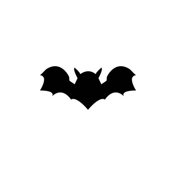 Πρότυπο διανύσματος λογότυπου αποτύπωσης νυχτερίδας - Διάνυσμα, εικόνα