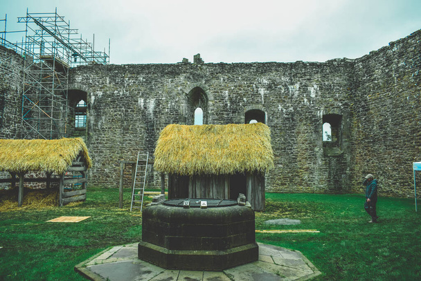 Doune Castle, Skócia. Egy középkori erőd, amit a herceg épített.  - Fotó, kép