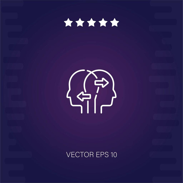     zelfbewustzijn vector icoon - Vector, afbeelding
