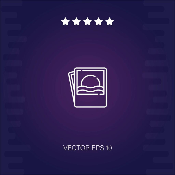 picture vector icon modern illustration - Vector, Image
