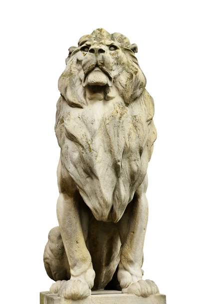 Tygr socha izolovaných na bílém pozadí černé - Fotografie, Obrázek