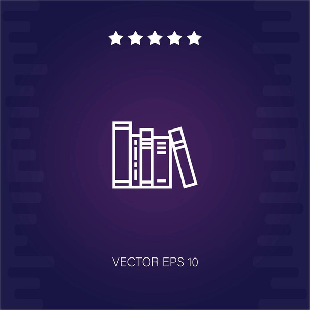 libros vector icono ilustración moderna - Vector, Imagen