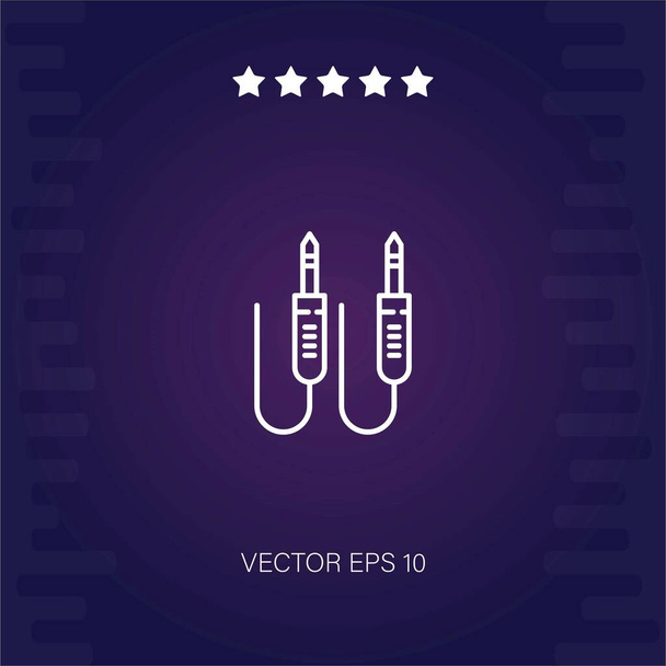 kabelové vektorové ikony moderní osvětlení - Vektor, obrázek