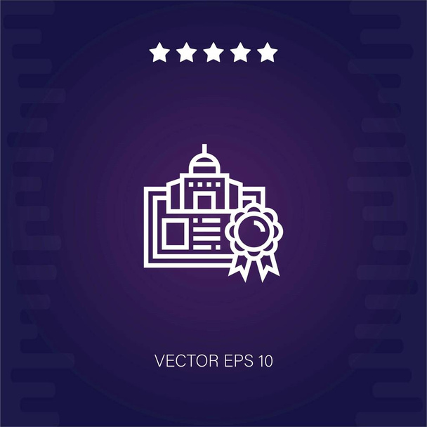 icono de vector de enlace ilustración moderna - Vector, Imagen