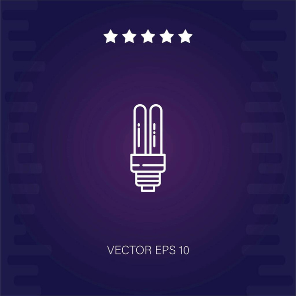 lámpara vector icono ilustración moderna - Vector, Imagen
