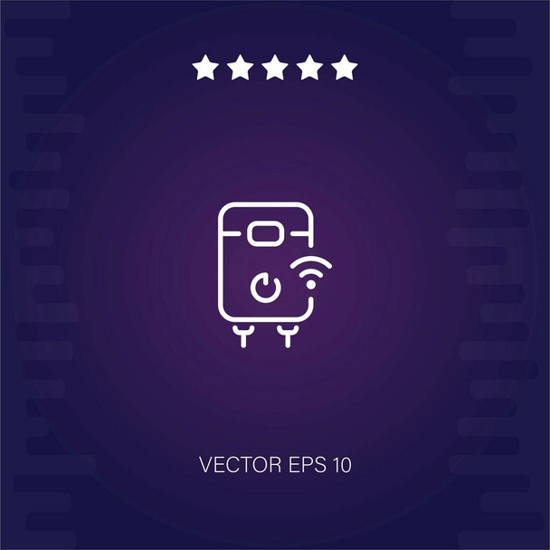 векторная иконка водяного нагревателя - Вектор,изображение