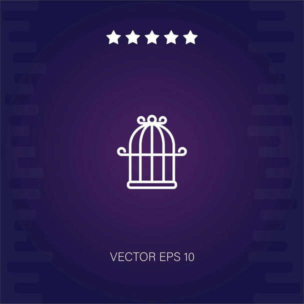 Birdhouse icono vectorial ilustración moderna - Vector, imagen
