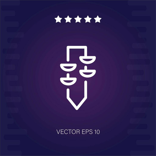 vektorová ikona hrotu vrtáku moderní ilustrace - Vektor, obrázek