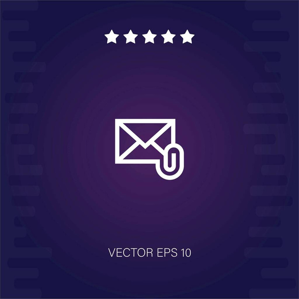 icône vectorielle email illustration moderne - Vecteur, image